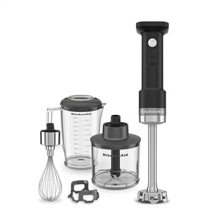 KitchenAid Go, ilma akuta, must - Juhtmevaba saumikseri komplekt