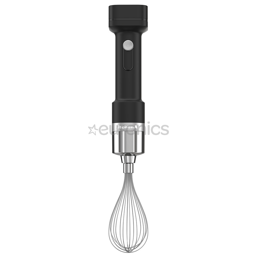 KitchenAid Go, с аккумулятором, матовый черный - Беспроводной погружной блендер с комплектом аксессуаров