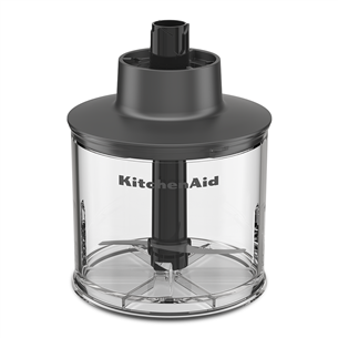 KitchenAid Go, с аккумулятором, матовый черный - Беспроводной погружной блендер с комплектом аксессуаров