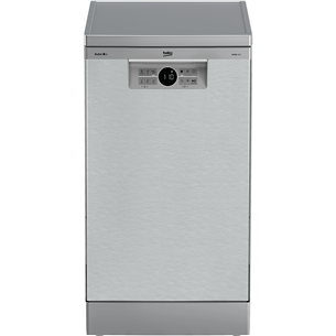 Beko, 10 pace settings, silver - Free standing dishwasher BDFS26040XA