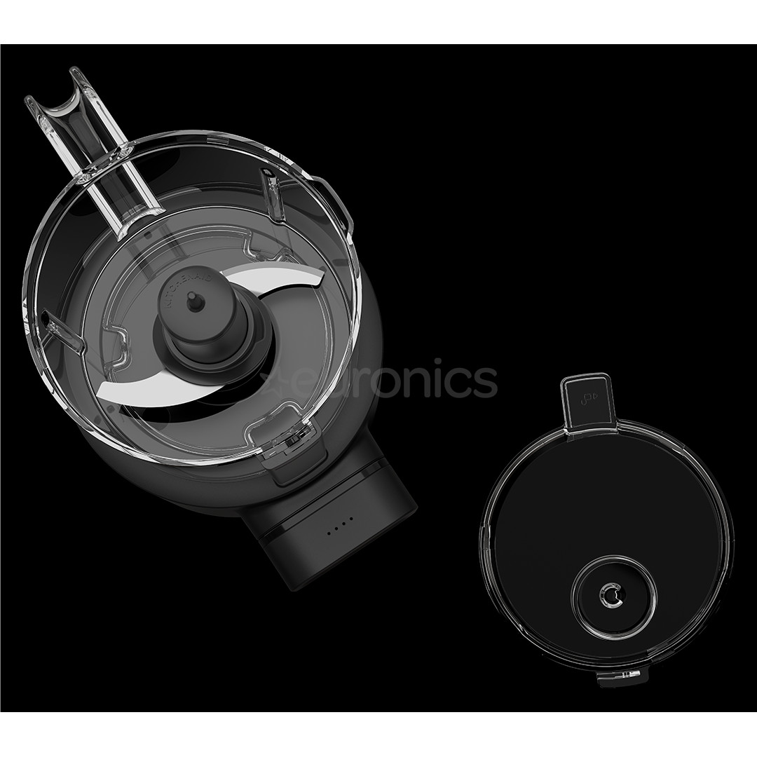 KitchenAid Go, ilma akuta, mattmust - Juhtmevaba hakkija