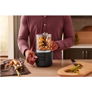 KitchenAid Go, ilma akuta, mattmust - Juhtmevaba hakkija