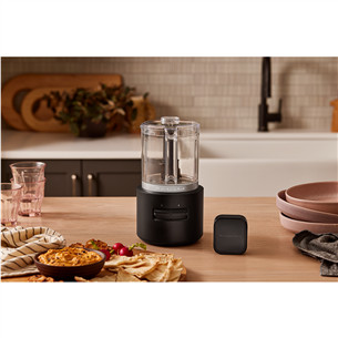 KitchenAid Go, akuga, mattmust - Juhtmevaba hakkija