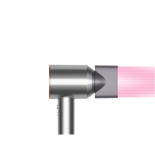 Dyson Supersonic™, 1600 W, nickel/copper - Hair dryer + leather case