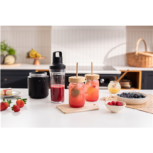 KitchenAid Go, ilma akuta, mattmust - Juhtmevaba miniblender