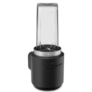 KitchenAid Go, akuga, mattmust - Juhtmevaba miniblender