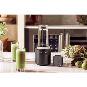 KitchenAid Go, akuga, mattmust - Juhtmevaba miniblender