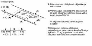 Bosch, Seeria 6, laius 60 cm, must - Integreeritav induktsioonpliidiplaat