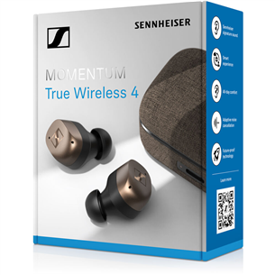 Sennheiser MOMENTUM True Wireless 4, mürasummutus, must/vask - Täisjuhtmevabad kõrvaklapid