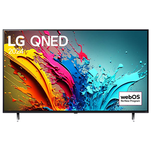 LG QNED86, 86'', 4K UHD, QNED, черный - Телевизор 86QNED86T3A.AEU