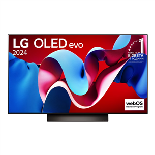 LG C4, 48'', 4K UHD, OLED, hall - Teler OLED48C42LA.AEU