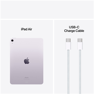 Apple iPad Air 11'' (2024), M2, 1 ТБ, WiFi, сиреневый - Планшет