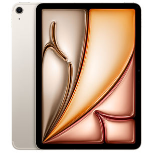 Apple iPad Air 11'' (2024), M2, 128 ГБ, WiFi + 5G, серебристый - Планшет MUXF3HC/A