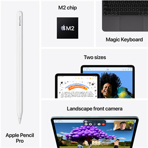 Apple iPad Air 13'' (2024), M2, 256 ГБ, WiFi, сиреневый - Планшет