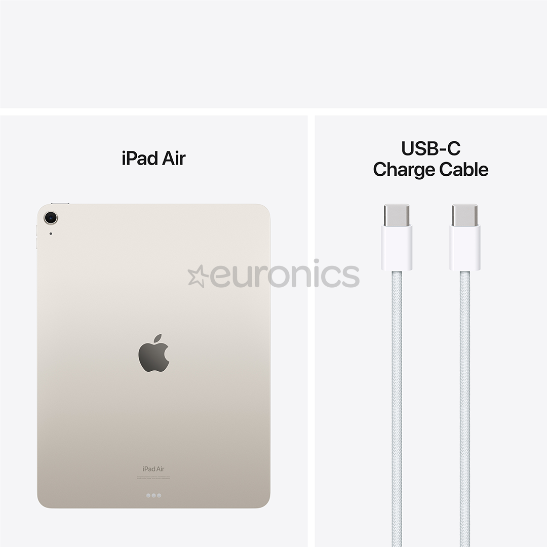 Apple iPad Air 13'' (2024), M2, 512 GB, WiFi, starlight - Tablet
