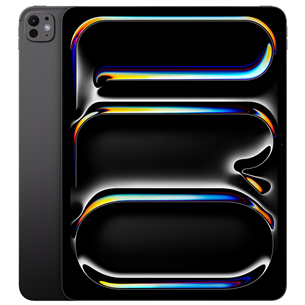 Apple iPad Pro 13”, M4 (2024), 2 TB, läikiv, WiFi, must - Tahvelarvuti