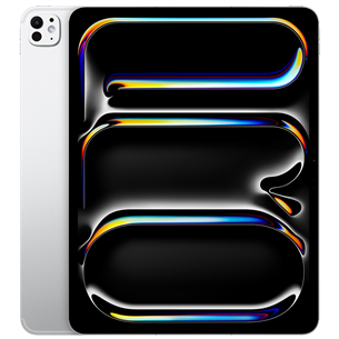 Apple iPad Pro 13”, M4 (2024), 256 GB, läikiv, WiFi + 5G, hõbe - Tahvelarvuti MVXT3HC/A