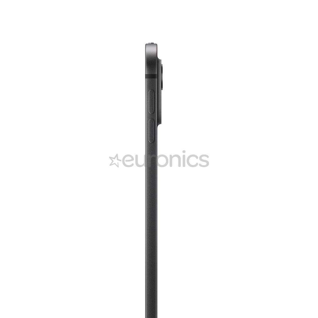 Apple iPad Pro 13”, M4 (2024), 512 GB, läikiv, WiFi + 5G, must - Tahvelarvuti