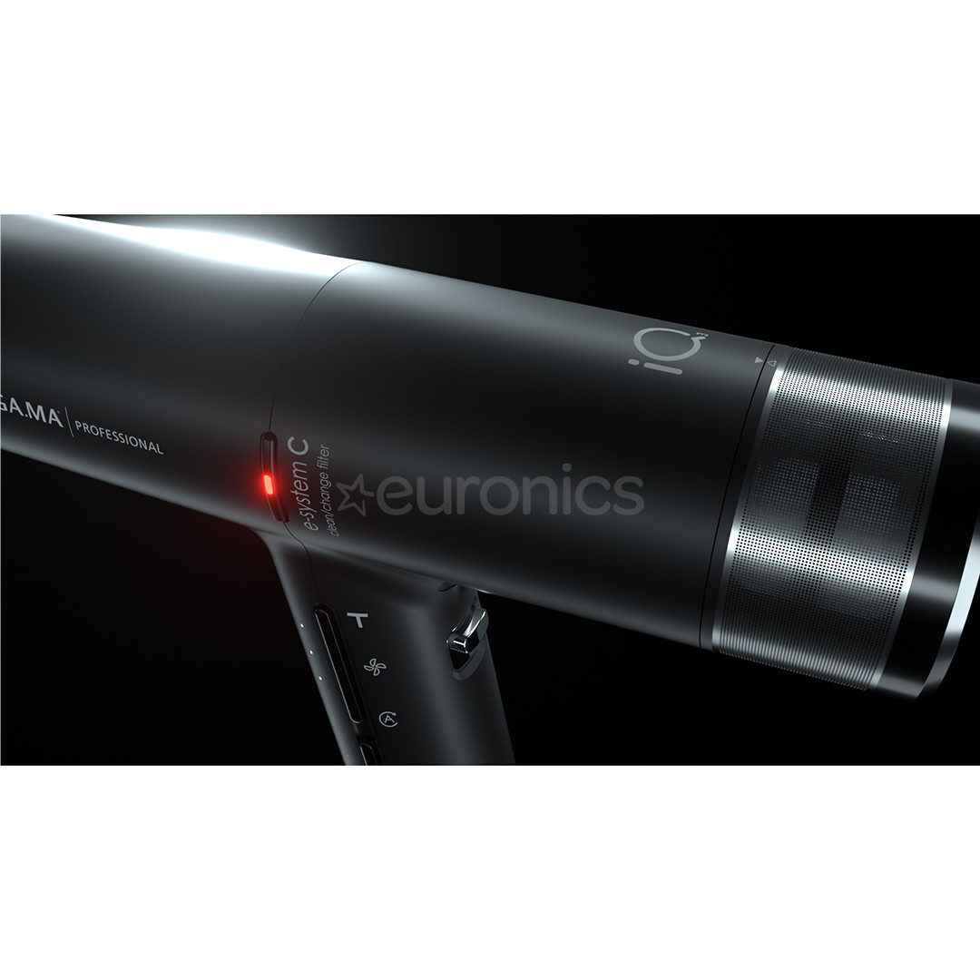 GA.MA IQ3 Perfetto, 1600 W, must - Föön