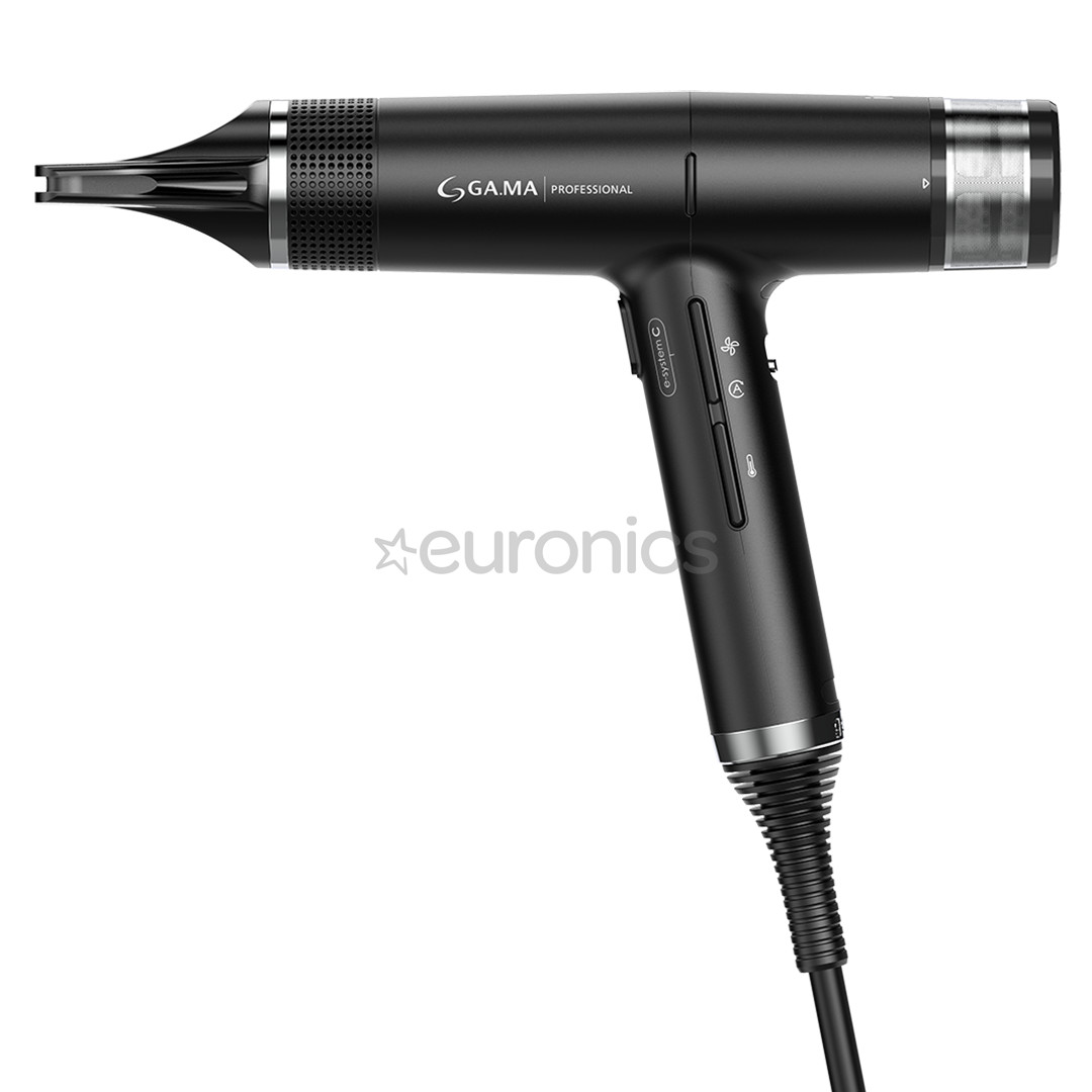 GA.MA IQ1 Perfetto, 1600 W, must - Föön