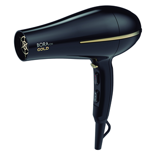 GA.MA Bora Gold Ion, 2200 W, must - Föön