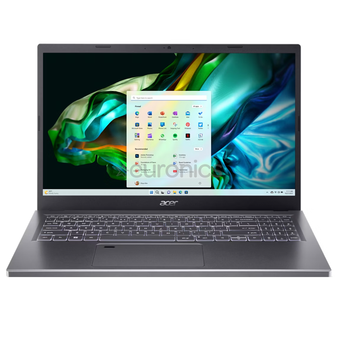 Acer Aspire 5, 15,6'', FHD, Ryzen 7, 16 GB, 1 TB, steel gray, ENG - Notebook
