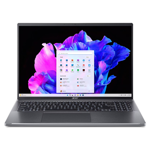 Acer Swift Go 16, 16'', WUXGA, i5, 16 GB, 512 GB, tumehall, ENG - Sülearvuti NX.KFTEL.002