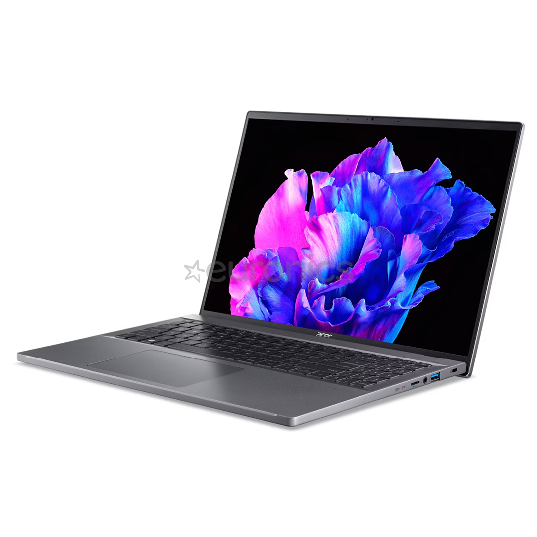 Acer Swift Go 16, 16'', WUXGA, i5, 16 GB, 512 GB, steel gray, ENG - Notebook