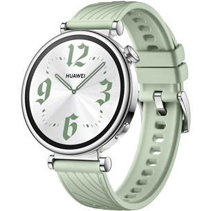 Huawei Watch GT4, 41 mm, hõbe/roheline - Nutikell 55020CES