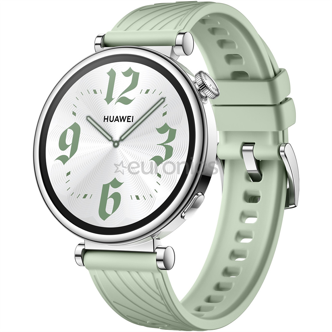 Huawei Watch GT 4, 41 мм, серебристый/зеленый - Смарт-часы