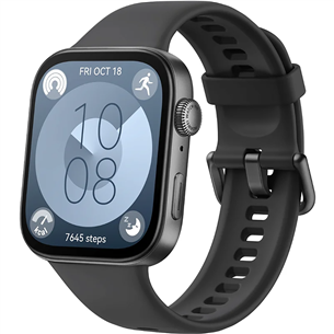 Huawei Watch Fit 3, must - Nutikell 55020CEC