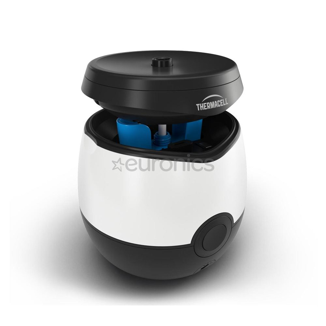 Thermacell EL55, must/valge - Akutoitel sääsepeletaja miljöövalgusega