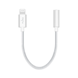 Puro Fabrik, 3,5 mm - Lightning, white - Adapter PUAAPLTUAXWHI
