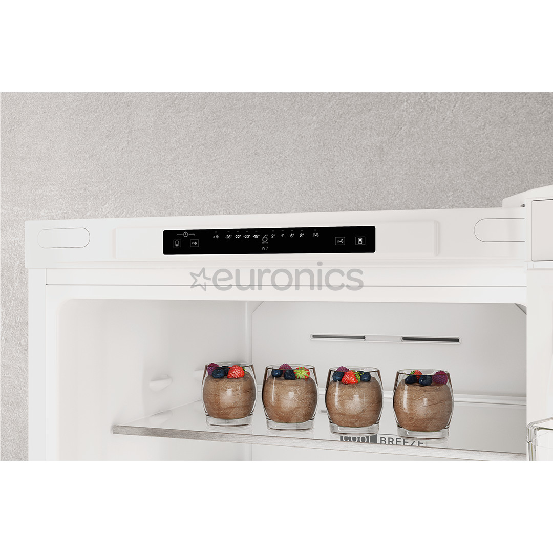 Whirlpool, NoFrost, 335 L, 192 cm, white - Free standing refrigerator