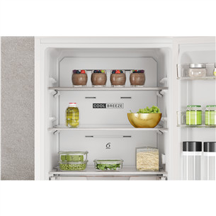 Whirlpool, NoFrost, 335 L, 192 cm, white - Free standing refrigerator