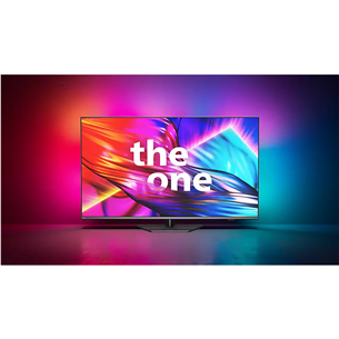 Philips The One PUS8919, 65'', 4K UHD, LED LCD, must - Teler