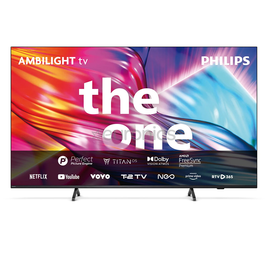 Philips The One PUS8919, 75'', 4K UHD, LED LCD, black - TV