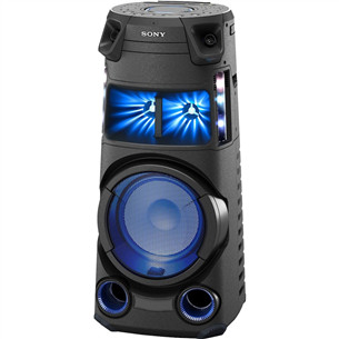 Sony V43D, Bluetooth, USB, подсветка, черный - Колонка для вечеринок