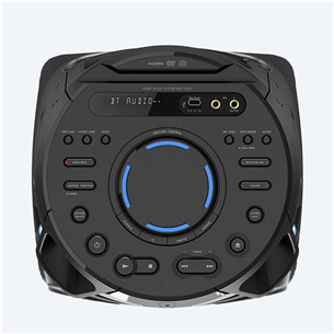 Sony V43D, Bluetooth, USB, подсветка, черный - Колонка для вечеринок