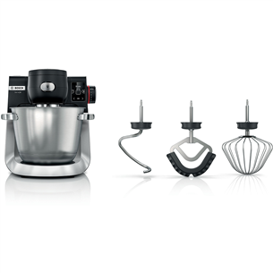 Bosch, Series 6, 1600 W, black - Kitchen machine MUMS6ZS00