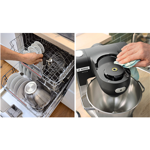 Bosch, Seeria 6, 1600 W, must - Köögikombain