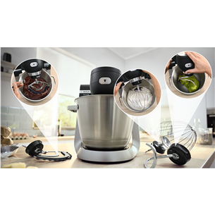 Bosch, Series 6, 1600 W, black - Kitchen machine