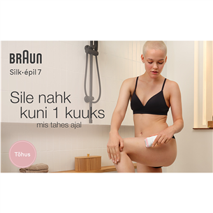 Braun Silk epil 7, valge/roosa - Epilaator