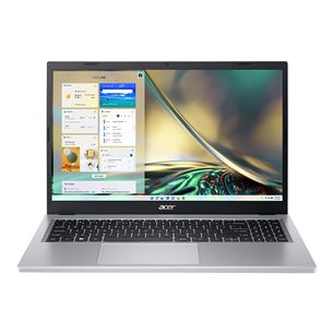 Acer Aspire 3 15 A315-24P, 15,6'', FHD, Ryzen 3, 8 GB, 256 GB, SWE, hõbe - Sülearvuti