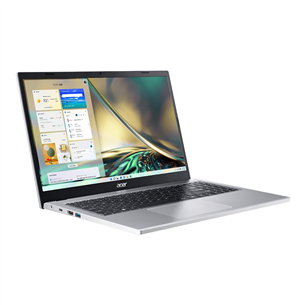 Acer Aspire 3 15 A315-24P, 15,6'', FHD, Ryzen 3, 8 GB, 256 GB, SWE, hõbe - Sülearvuti