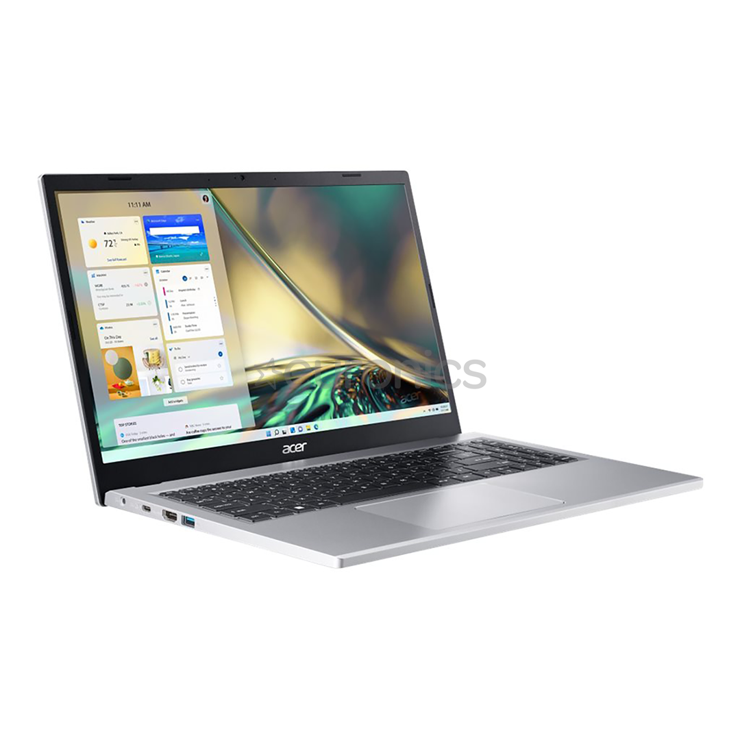 Acer Aspire 3 15 A315-24P, 15,6'', FHD, Ryzen 3, 8 GB, 256 GB, SWE, hõbe - Sülearvuti