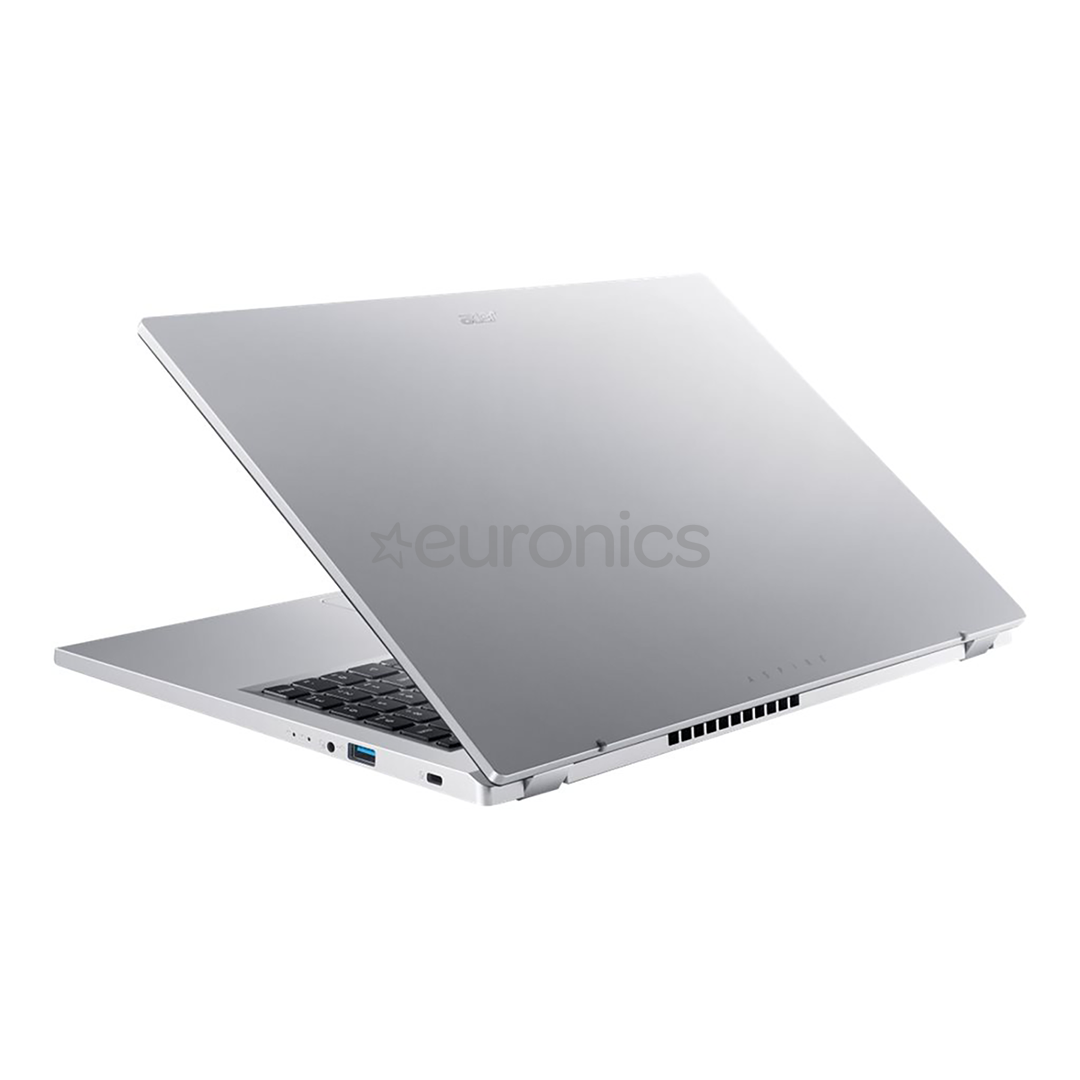 Acer Aspire 3 15 A315-24P, 15,6'', FHD, Ryzen 3, 8 GB, 256 GB, SWE, hõbe - Sülearvuti