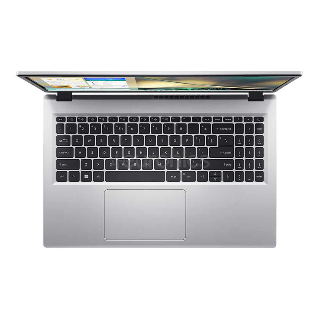 Acer Aspire 3 15 A315-24P, 15,6'', FHD, Ryzen 3, 8 GB, 256 GB, SWE, hõbe - Sülearvuti