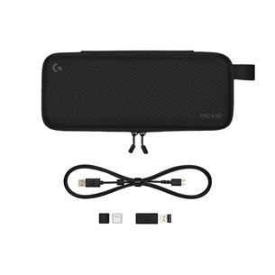 Logitech PRO X 60, US, valge - Juhtmevaba klaviatuur