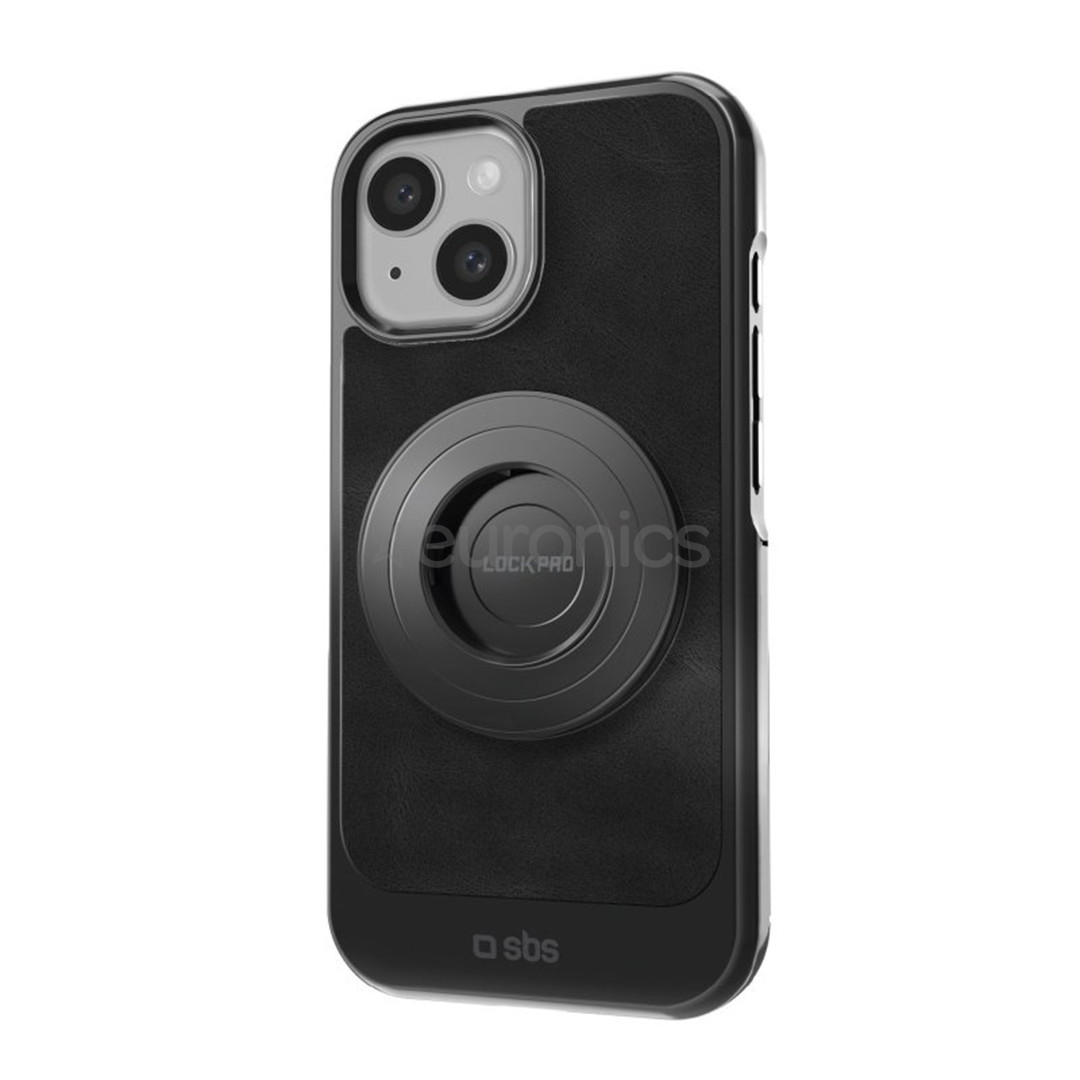 SBS LockPro case, iPhone 15, must - Nutitelefoni ümbris